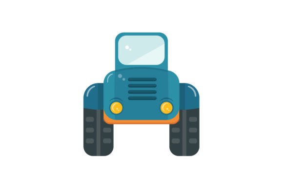 Agrimotor Tractor Illustration Graphics