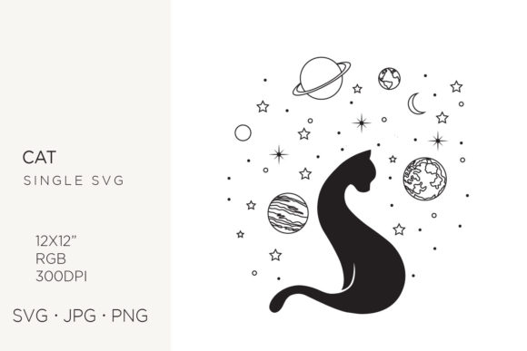 Black Cat Logo: Pet SVG Icon & Graphics