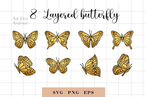 Butterfly Graphics for Crafts