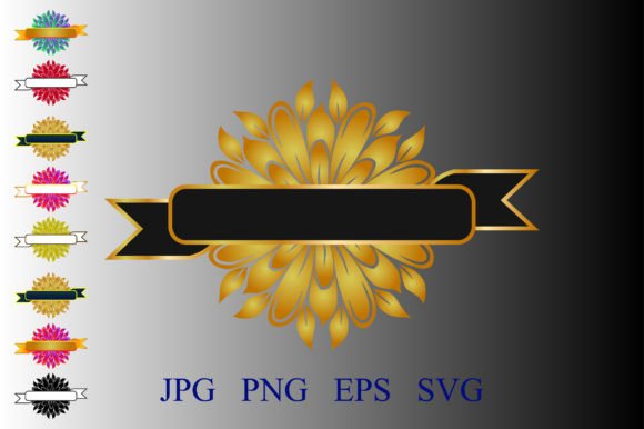 Flower Labels and Emblems: Graphics for Print Templates